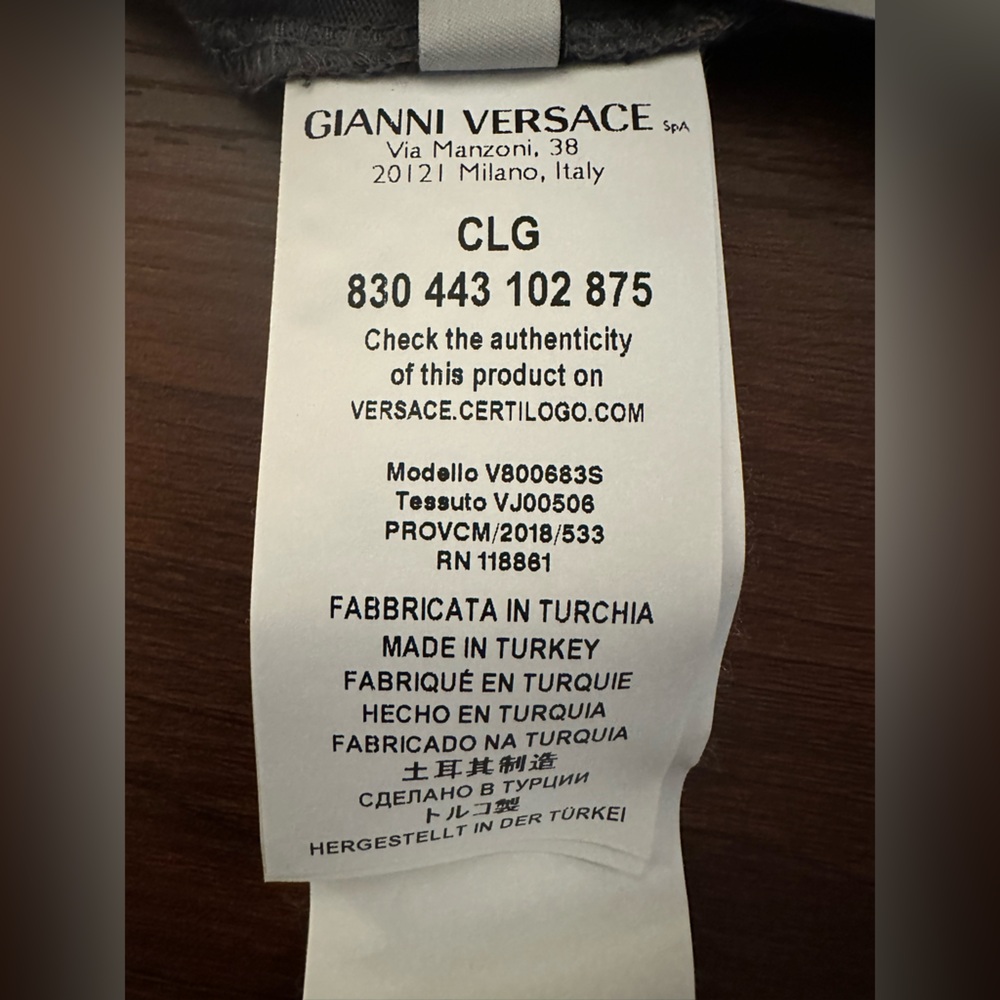 Authentic Versace Collection Men Graphic T-shirt Medium - Picture 10 of 12